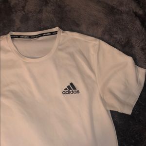 Adidas White Climalite T-Shirt
